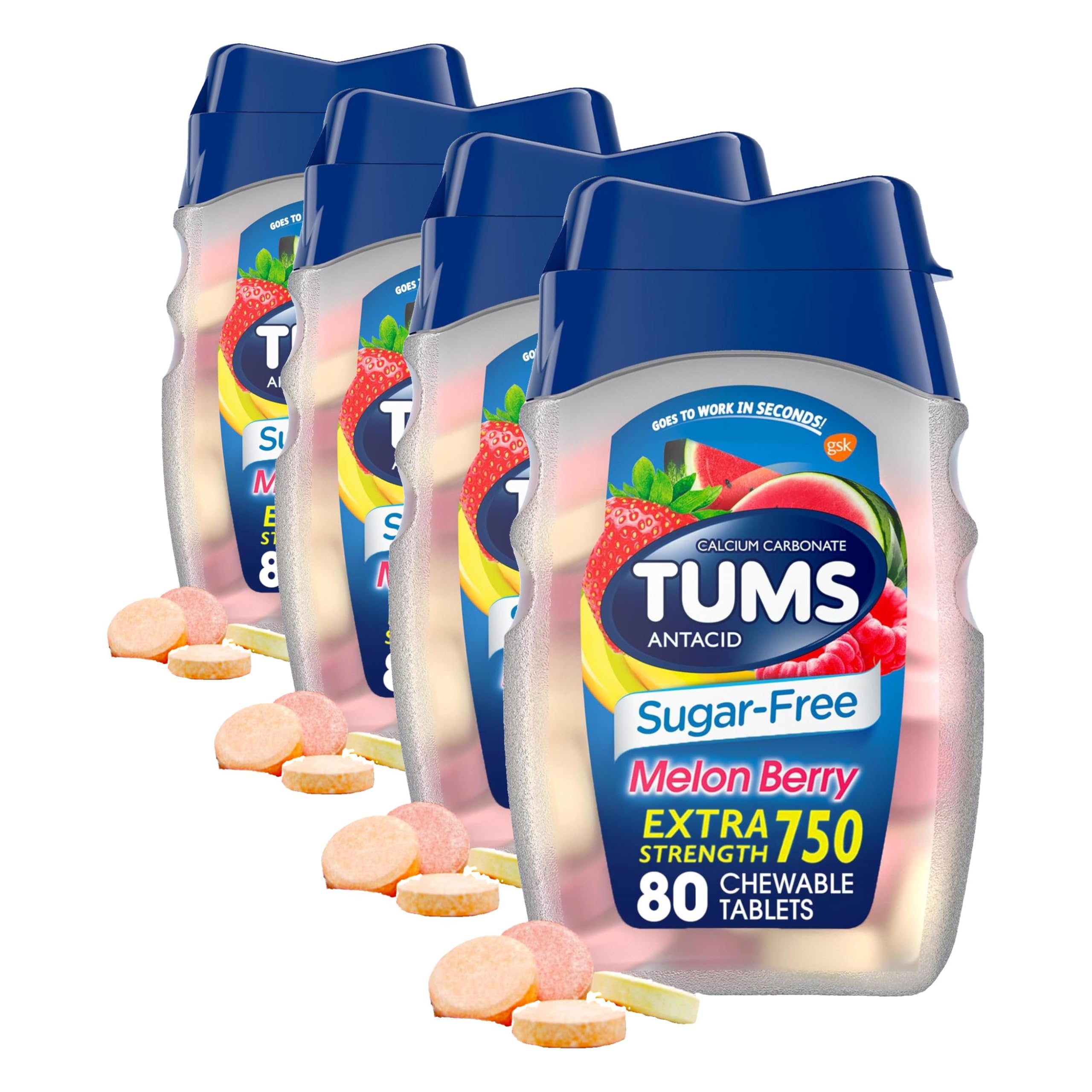 Amazon.com: TUMS Extra Strength Chewable Sugar Free Antacid